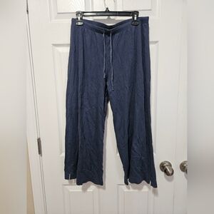 Lake 100% Pima Cotton Cropped PJ Pants M